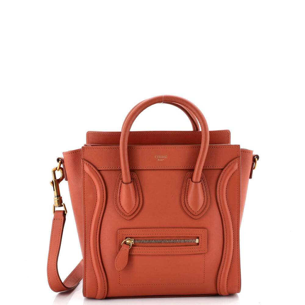 Celine Luggage Bag Smooth Leather Nano #243440C20B